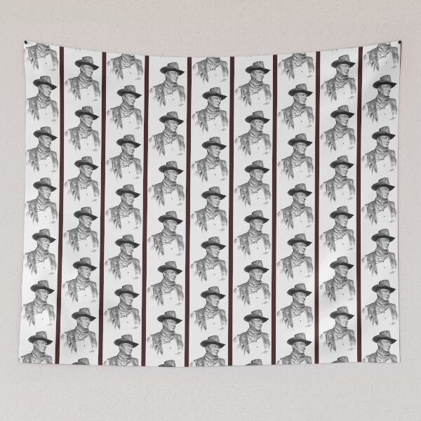 Item preview, John Wayne Charcoal Drawing   designed and sold by LittleBowPeeps.