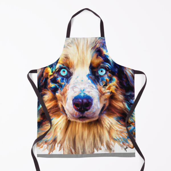 Item preview, Tribal Australian Shepherd Dog Art 1 designed and sold by DiatomDesigns.