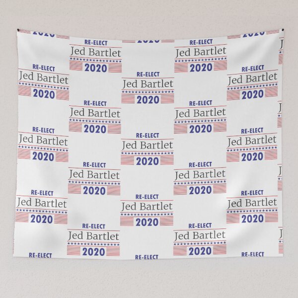 Item preview, Re-Elect Jed Bartlet 2020 Stars and Stripes     designed and sold by wendyjenn.