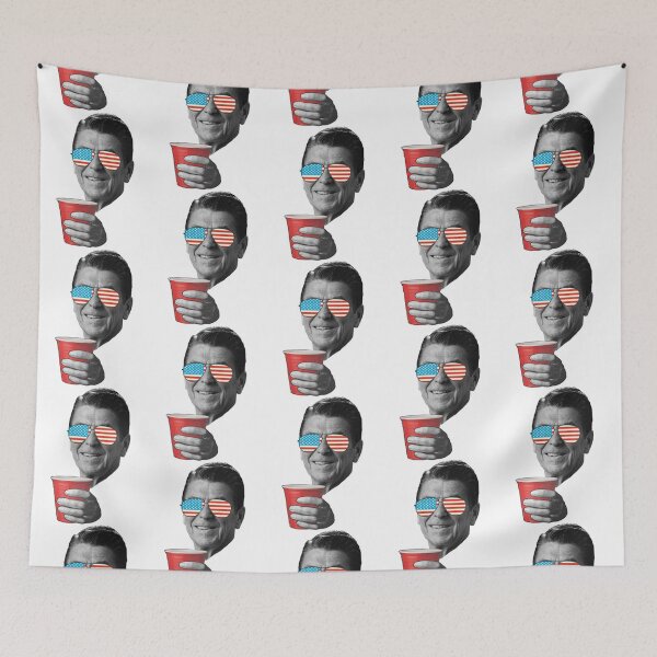 Item preview, ronald reagan portait   designed and sold by wendyjenn.