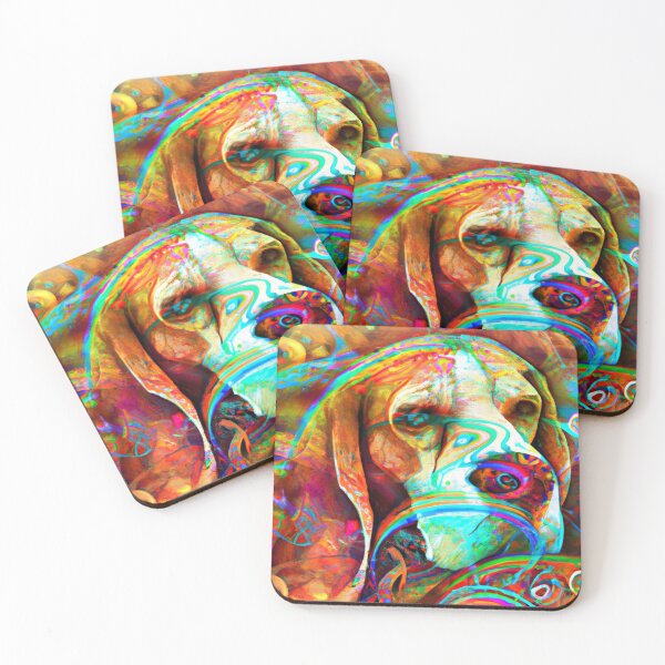 Item preview, Tribal Beagle Dog Art 1 designed and sold by DiatomDesigns.