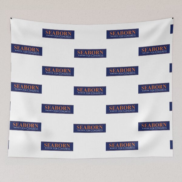 Item preview, Seaborn For Congress (Orange Navy)   designed and sold by wendyjenn.