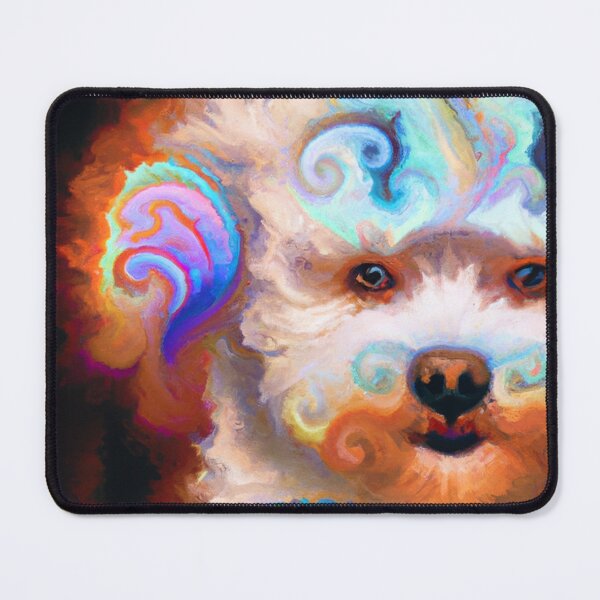 Item preview, Tribal Bichon Frise Dog Art 1 designed and sold by DiatomDesigns.