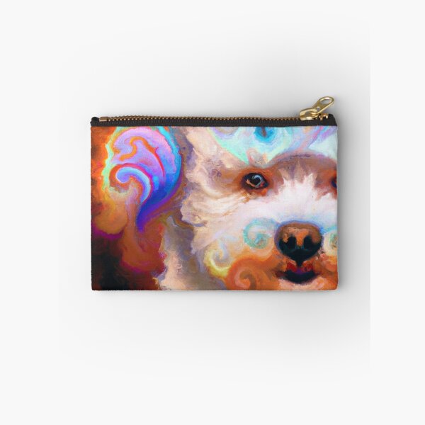 Item preview, Tribal Bichon Frise Dog Art 1 designed and sold by DiatomDesigns.