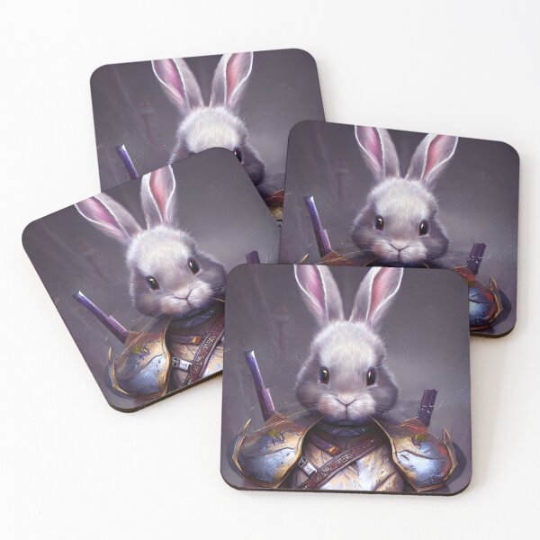 Item preview, AI Generated Art, War Rabbit designed and sold by RabbitHoleMI.