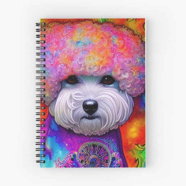 Item preview, Tribal Bichon Frise Dog Art 3 designed and sold by DiatomDesigns.