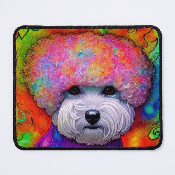 Item preview, Tribal Bichon Frise Dog Art 3 designed and sold by DiatomDesigns.