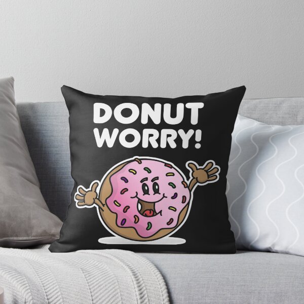 Item preview, Donut Worry Do Not Worry Be Happy! designed and sold by MeowsAndMakes.