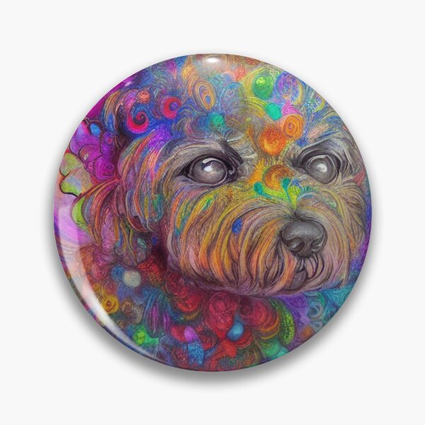 Item preview, Tribal Bichon Frise Dog Art 4 designed and sold by DiatomDesigns.