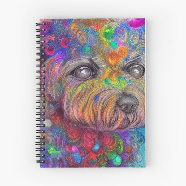 Item preview, Tribal Bichon Frise Dog Art 4 designed and sold by DiatomDesigns.