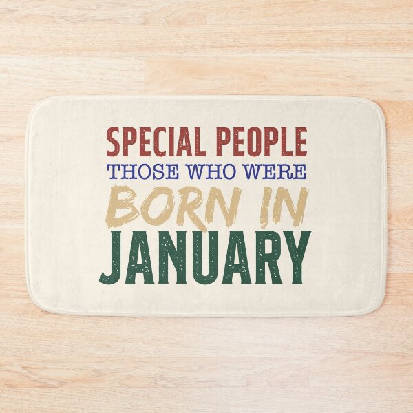 Item preview, Special People Born in January Birthday Typography designed and sold by bolimj.