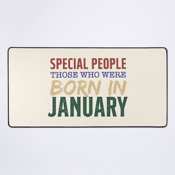 Item preview, Special People Born in January Birthday Typography designed and sold by bolimj.