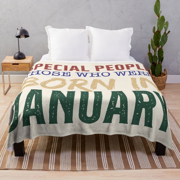 Item preview, Special People Born in January Birthday Typography designed and sold by bolimj.