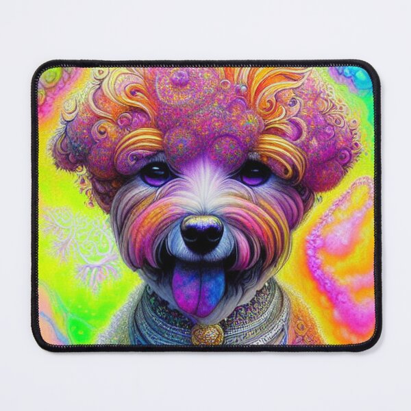 Item preview, Tribal Bichon Frise Dog Art 3 designed and sold by DiatomDesigns.