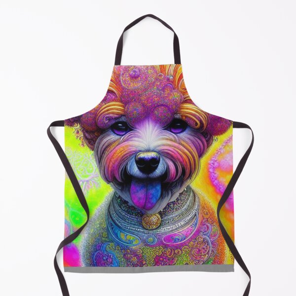 Item preview, Tribal Bichon Frise Dog Art 3 designed and sold by DiatomDesigns.
