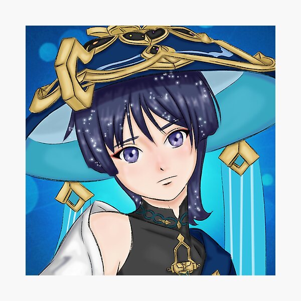 Item preview, Scaramouche - Genshin Impact  designed and sold by shahdraws.