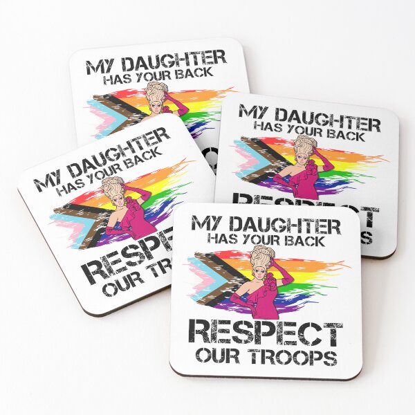 Item preview, My Daughter Has Your Back, Respect Our Troops - Funny Drag Joke designed and sold by Picket Club.