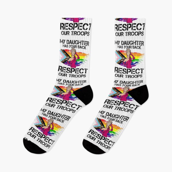 Item preview, My Daughter Has Your Back, Respect Our Troops - Funny Drag Joke designed and sold by Picket Club.