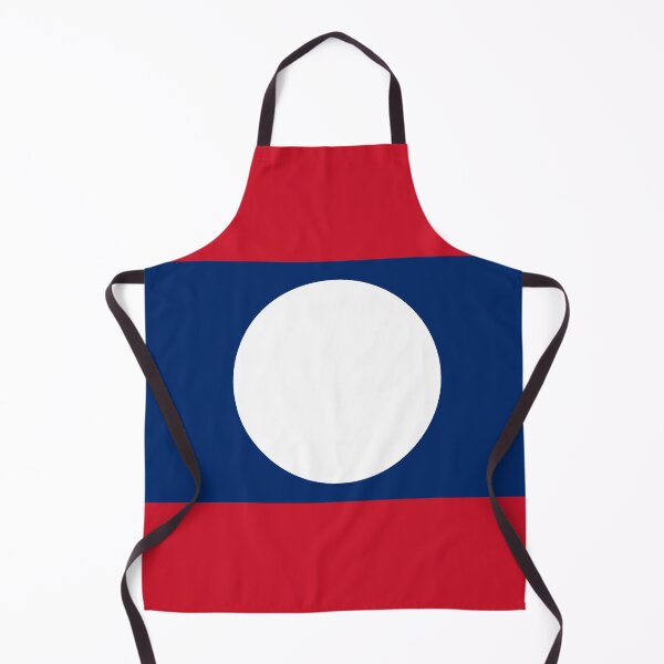 Item preview, Laos flag designed and sold by flagshop.