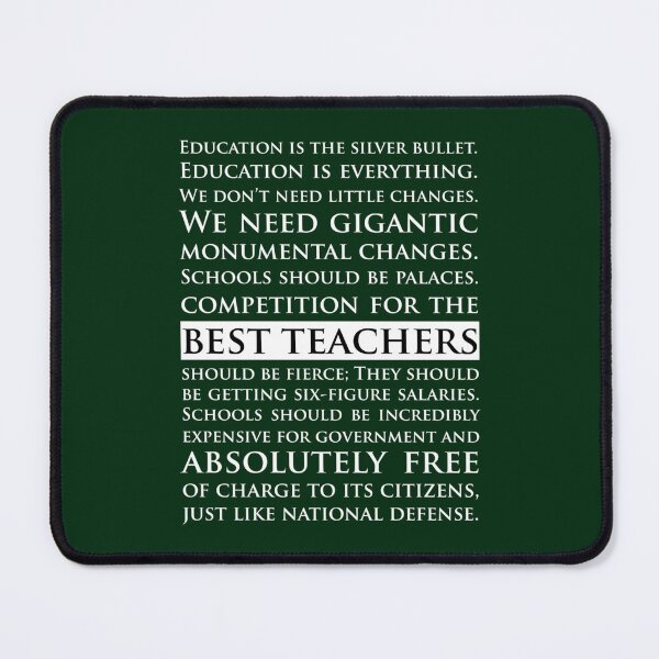 Item preview, The West Wing - Education Speech Sam Seaborn    designed and sold by wendyjenn.
