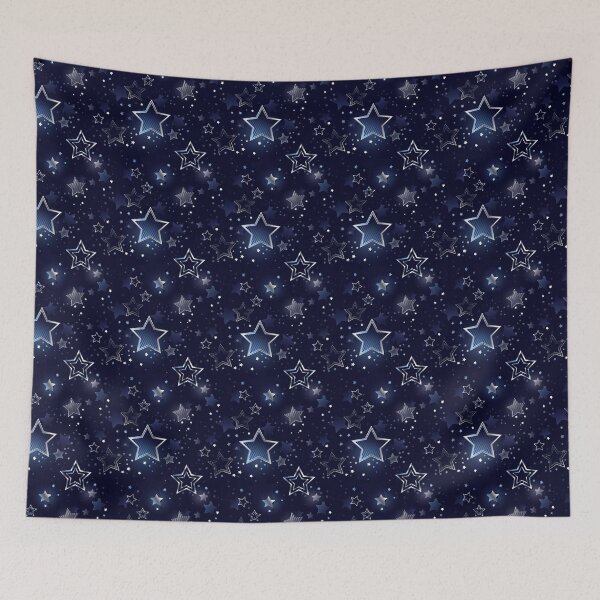 Item preview, Seamless Background with Silver Stars designed and sold by Blackmoon9.