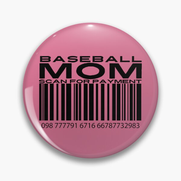 Item preview, Baseball Mom Scan For Payment | Baseball Mommy | Baseball Parent (White Lettering Available) designed and sold by Wavecrest Wearables.