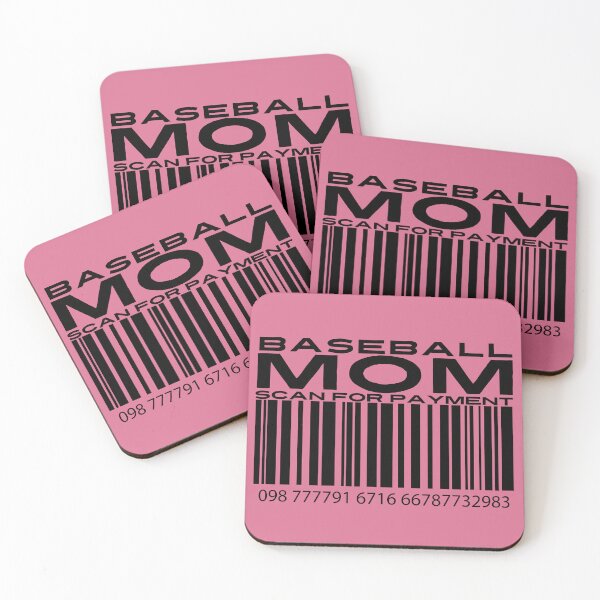 Item preview, Baseball Mom Scan For Payment | Baseball Mommy | Baseball Parent (White Lettering Available) designed and sold by Wavecrest Wearables.
