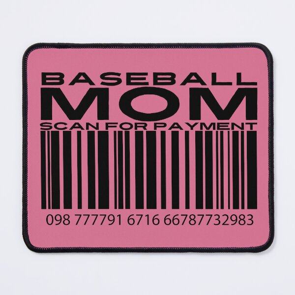 Item preview, Baseball Mom Scan For Payment | Baseball Mommy | Baseball Parent (White Lettering Available) designed and sold by Wavecrest Wearables.
