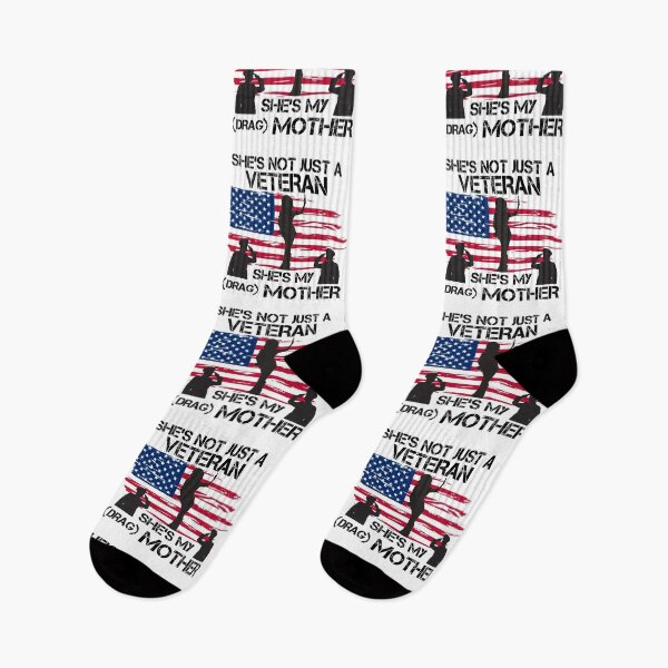 Item preview, She's Not Just A Veteran, She's My Drag Mother - Funny Drag Joke designed and sold by Picket Club.
