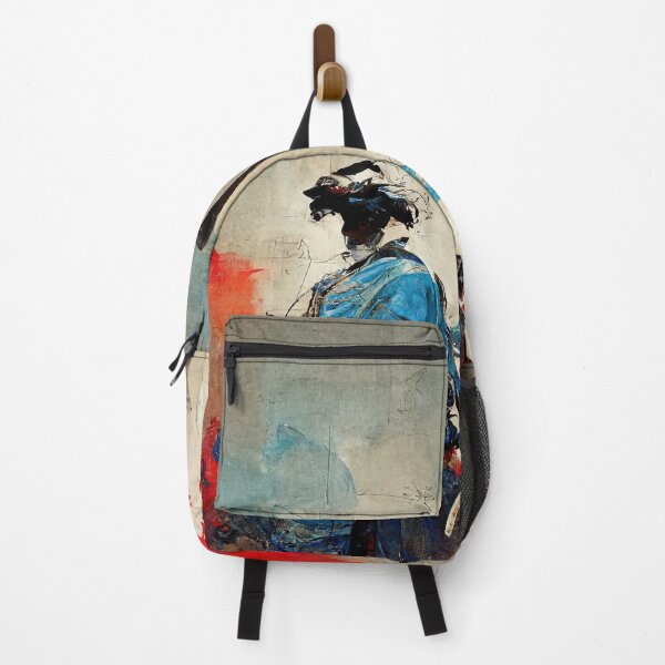 Item preview, Traditional Japanese Art Samurai Warrior with Katana in Hand designed and sold by Valro.