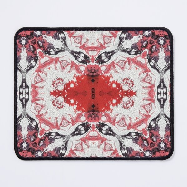 Artikelvorschau, 4317 - Schwarzes und rotes Darkart-Kaleidoskop-Design entworfen und verkauft von 44scarab.