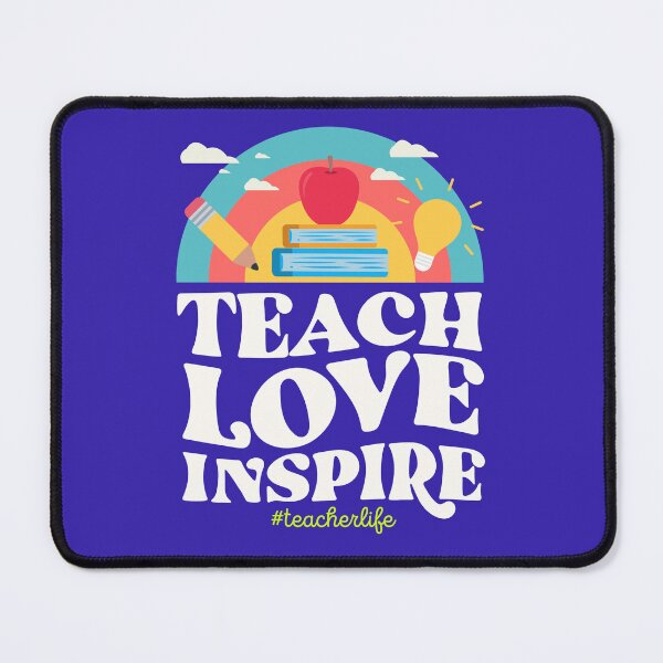 Item preview, Teach Love Inspire Teacher Life Educate Saying designed and sold by DetourShirts.