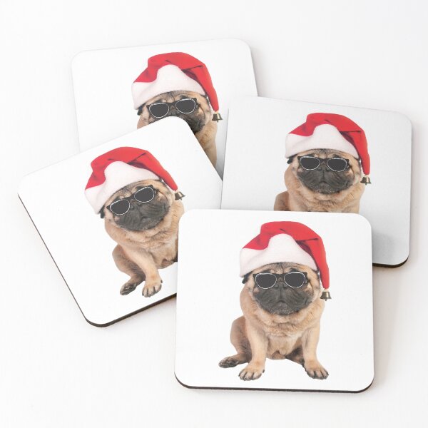 Artikelvorschau, Mops mit Brille entworfen und verkauft von The Love Quill.