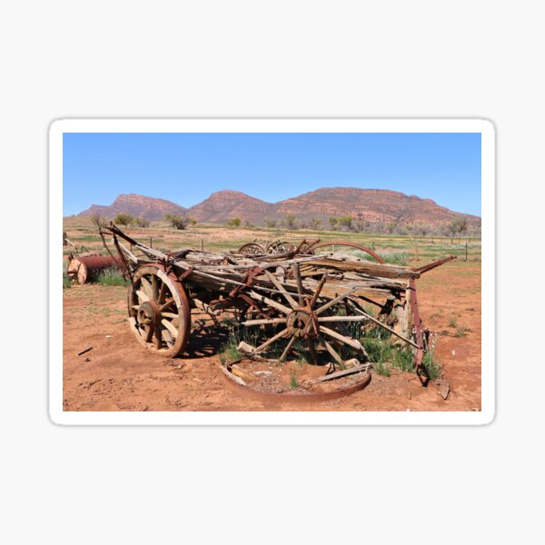 Item preview, Old wagon, Flinders Ranges, Australia designed and sold by FranWest.