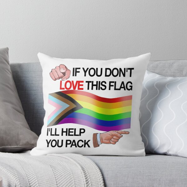 Item preview, If You Don't Love This Flag, I'll Help You Pack - Funny Pride Flag designed and sold by Picket Club.