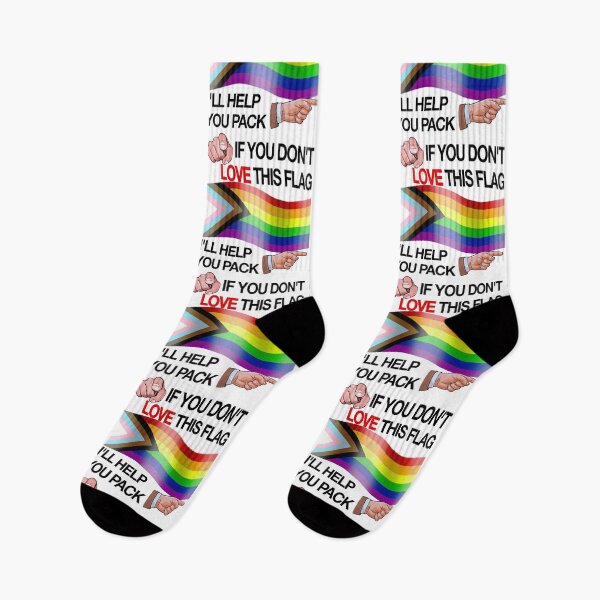 Item preview, If You Don't Love This Flag, I'll Help You Pack - Funny Pride Flag designed and sold by Picket Club.