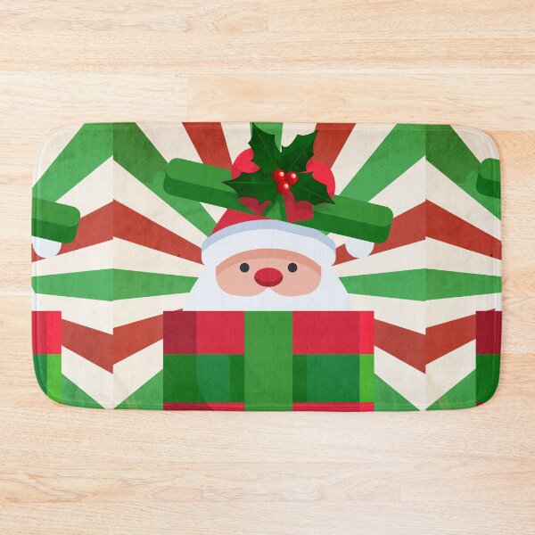 Item preview, Christmas Chronicles - Retro Santa in a Gift Box Mistletoe designed and sold by ttsayt1earth.