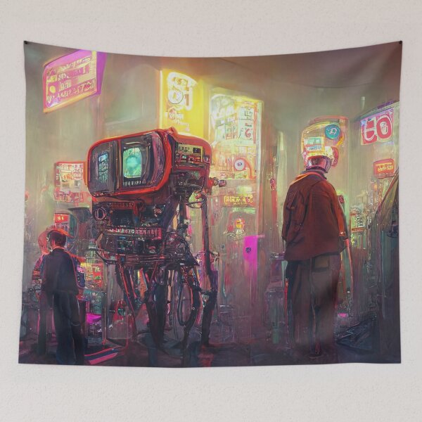 Item preview, Cyberpunk Worlds #CP1-8 designed and sold by DigitalvanShop.