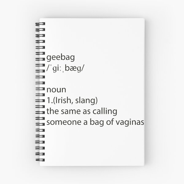 Item preview, Geebag - Irish Slang designed and sold by Sona74.