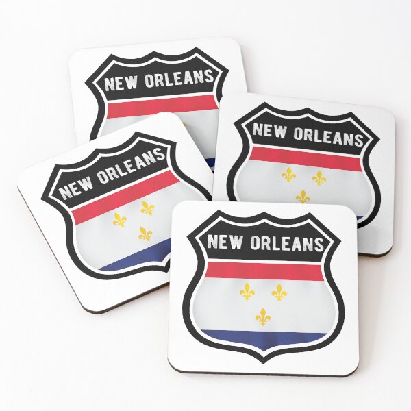 Item preview, New Orleans USA Shield Flag designed and sold by RahallusNtx.