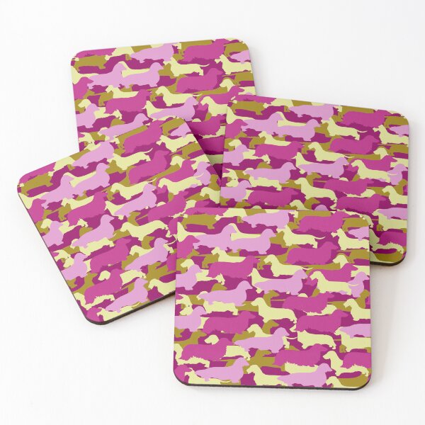Item preview, Camo Dachshund Silhouettes - Smooth, Wire, Long, Hair, Coat, Longhair, Wirehair designed and sold by CanisPicta.