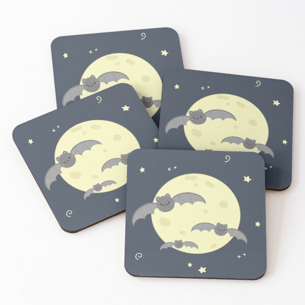 Item preview, Kawaii Bats & Moon designed and sold by DodgeTheHammer.