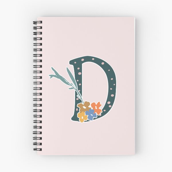 Item preview, Floral Monogrammed D designed and sold by pear-la.