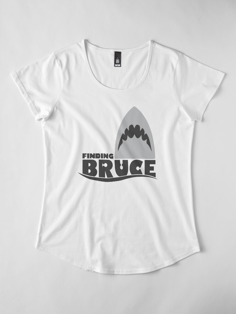 Alternate view of Finding Bruce (Finding Dory inspired horror) Premium Scoop T-Shirt