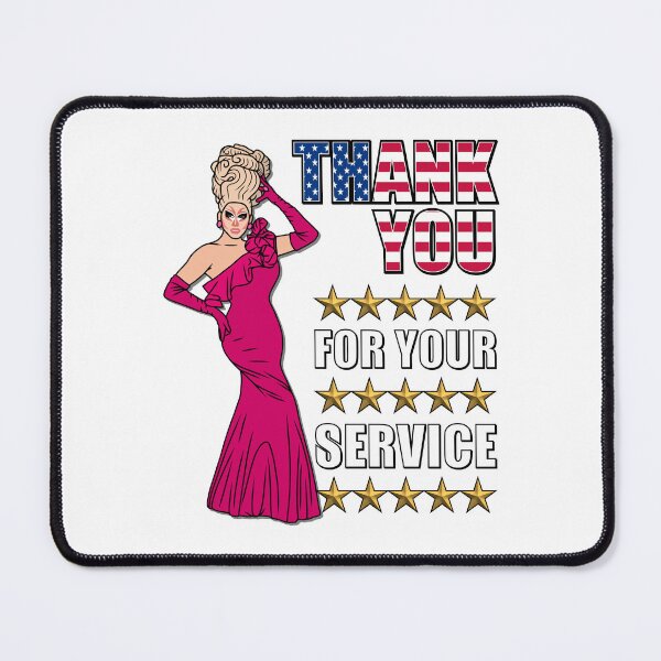Item preview, Thank You For Your Service - Funny Drag Meme designed and sold by Picket Club.