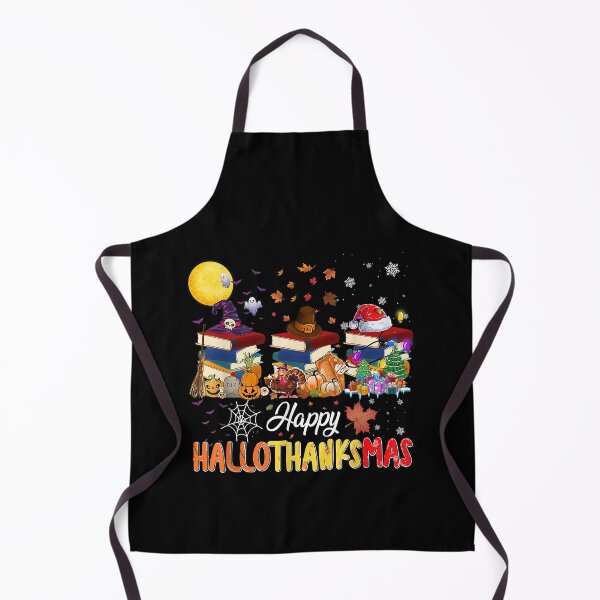 Item preview, Happy Hallothanksmas Book Santa Hat Librarian Christmas designed and sold by IsraelCastro.