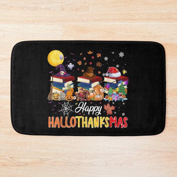 Item preview, Happy Hallothanksmas Book Santa Hat Librarian Christmas designed and sold by IsraelCastro.