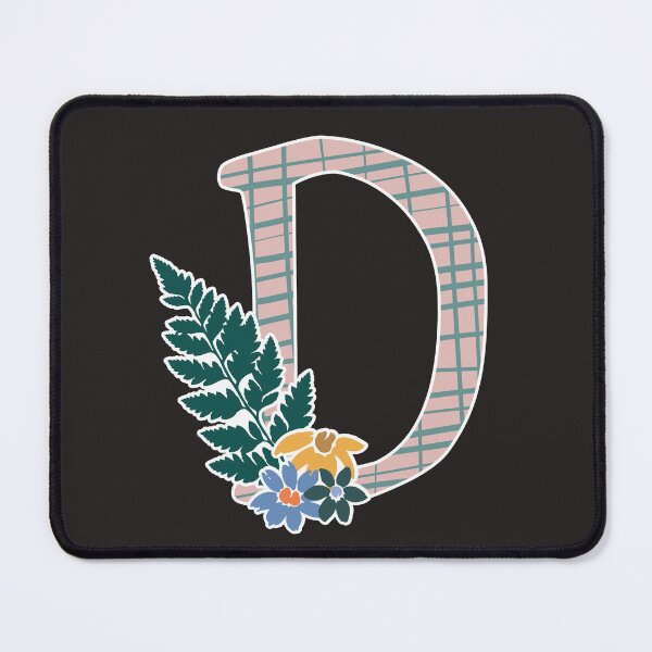 Item preview, Floral Monogrammed D designed and sold by pear-la.