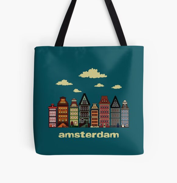 skyline canvas grocery bolsa