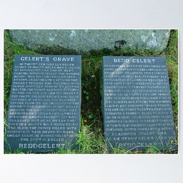Item preview, The Grave of *GELERT* designed and sold by AnnDixon.